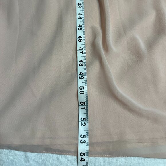 Mori Lee Madeline Gardner Blush Off Shoulder Gown 22W Bridesmaid Formal Plus - Picture 11 of 11